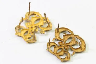 Goldfarbene Auflagen Epaulette – Schulterstück