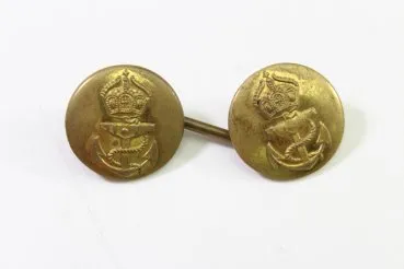 Manschettenknöpfe 1 Paar Marine Kaiserreich Hersteller Assmann u. SE Lüdenscheid