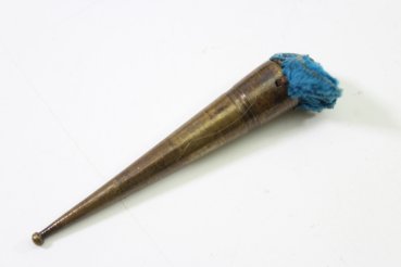 Preview: Nestelenden aus Messing für Nestel Band zum Verschließen von Uniformen