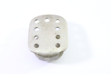 Preview: Kaiserreich, silberfarbener Schoßknopf, ca. 21 mm