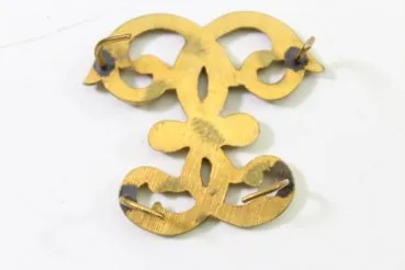 Auflage für Schulterstück Kaiserreich, goldfarben