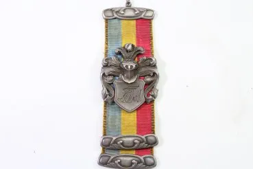 Antique student and beer snaffle made of 800 silver, engraved in 1934