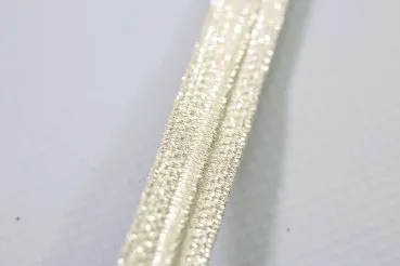 Tresse Uniform - Kragenspiegel- Silber Litze Litzenbreite 9 mm  Preis pro 0,5 m