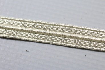 Preview: Tresse Uniform Silber Litze. Litzenbreite 7 mm