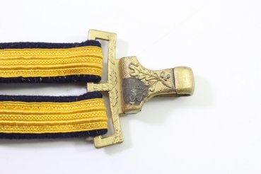 Preview: DDR NVA Offiziersdolch Volksmarine, Herst. Mühlenhausen. Mit Parade Feldbinde und Gehänge.