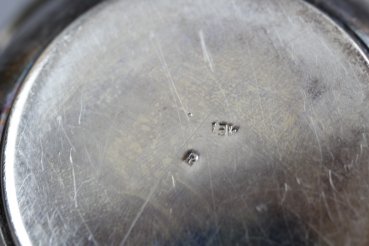 Russian sugar bowl Stamped twice on the underside