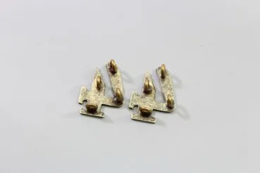 Auflagen Schulterklappe / Uniform 2 Stück rückseitig mit Ösen