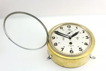 Kriegsmarine große Borduhr - KM Uhr Schiffsuhr Junghans