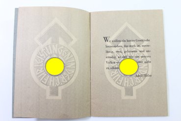 Preview: HJ performance book with certificate of ownership HJ performance badge in silver, ban 189, area 41 entourage 16