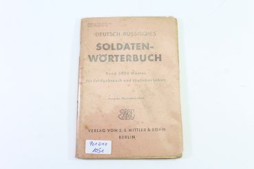 Preview: Deutsch-russisches Soldaten-Wörterbuch. Rund 3000 Wörter für Feldgebrauch und tägliches Leben
