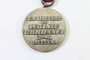 Polen Medaille "Für die Teilnahme am Verteidigungskrieg 1939