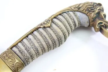 Prussian Lion's Head Cavalry Saber