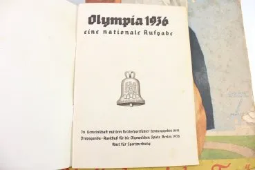 Konvolut Zeitungen Berliner Illustrierte und Filmwelt, Olympia