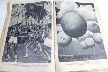 Konvolut Zeitungen Berliner Illustrierte und Filmwelt, Olympia