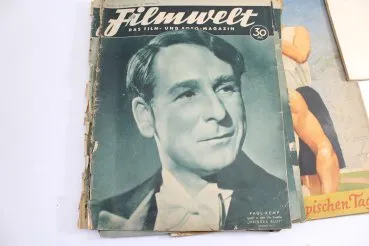 Konvolut Zeitungen Berliner Illustrierte und Filmwelt, Olympia