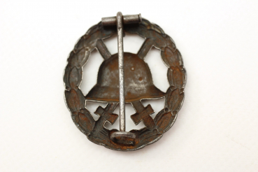 Wound badge for the army and colonial troops 1918 in silver - perforated