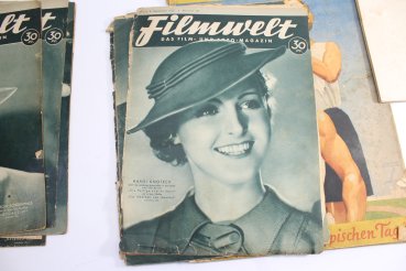 Collection of Berliner Illustrierte and Filmwelt newspapers