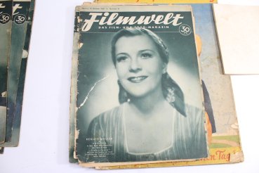 Collection of Berliner Illustrierte and Filmwelt newspapers