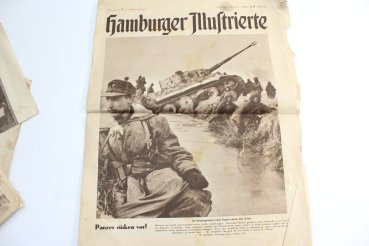 Preview: Konvolut 6 Zeitungen unter anderem Hamburger Illustrierte