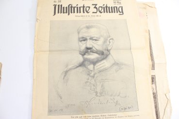 Konvolut 6 Zeitungen unter anderem Hamburger Illustrierte