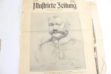 Lot of 6 newspapers, including Hamburger Illustrierte
