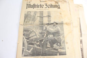 Konvolut 6 Zeitungen unter anderem Hamburger Illustrierte