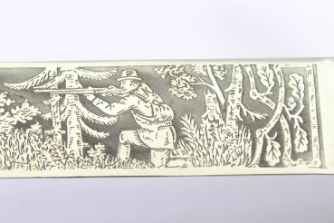 A WWII hunting knife or army officer's knife made by Hörster Solingen.