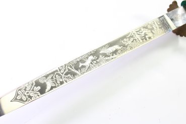 A WWII hunting knife or army officer's knife made by Hörster Solingen.