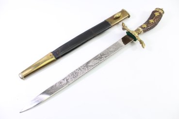 Preview: Hirschfänger 2.Wk, jagdlich oder Heeresbeamter mit Hersteller Hörster Solingen