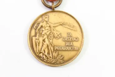 Poland Fire Service Medal of Merit and Medal for Oder, Neisse, Baltic Sea