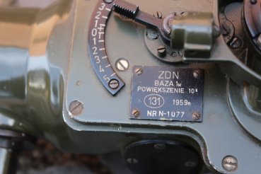 Czech rangefinder ZDN Baza 1m, Powiekszenie 10m