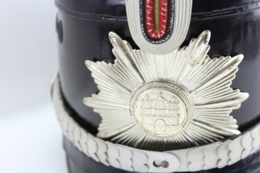 Police shako for officers of the Hanseatic city of Hamburg