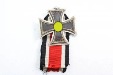 ww2 EK2 Iron Cross 2nd Class 1939 with maker 27 and ribbon section, rare