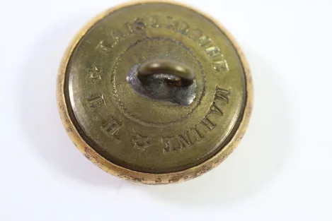 Kaiserliche Marine Knopf Metall 25 mm Hersteller Bronze Knöpfe