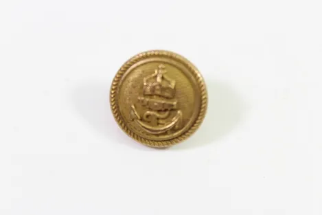 5 Kriegsmarine Buttons, Screw-on Shoulder Board Buttons