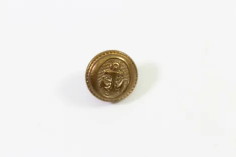 5 Kriegsmarine Buttons, Screw-on Shoulder Board Buttons