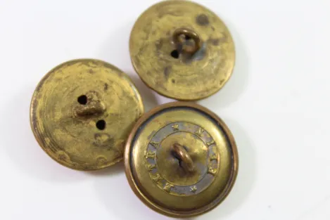 Buttons, rosette buttons, gold-plated, extra fine, price per button
