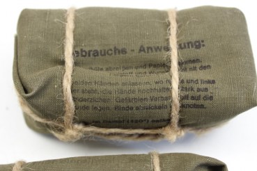 Wehrmacht Verbandspäckchen Verbandsstoff Watte