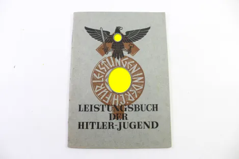 HJ Leistungsbuch mit Besitzzeugniss HJ Leistungsabzeichen in Silber
