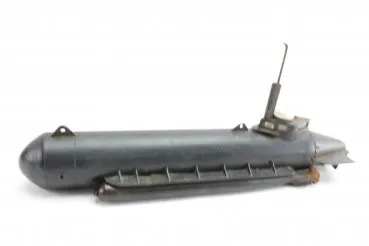 Submarine seal model made of metal