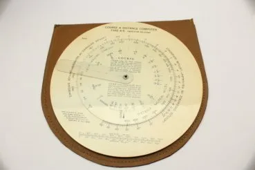 ww2 USAAF Typ A-5 Kurz und Entfernungscomputer der US Army mit Etui