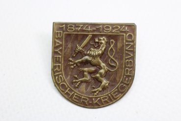 JUBILÄUMSABZEICHEN 1874-1924 zum 50jährigen Bestehen des Bayerischen Kriegerbundes