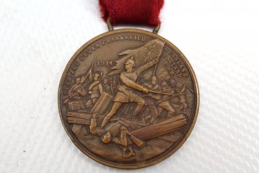 Preview: Prussia / Austria 1914 bronze medal Wilhelm II & Franz Joseph I