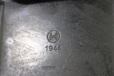 WW2 Schweizer Militär Spaten mit Metall Halterung Infanterie 1944 datiert