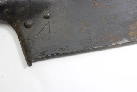 WW2 Schweizer Militär Spaten mit Metall Halterung Infanterie 1944 datiert