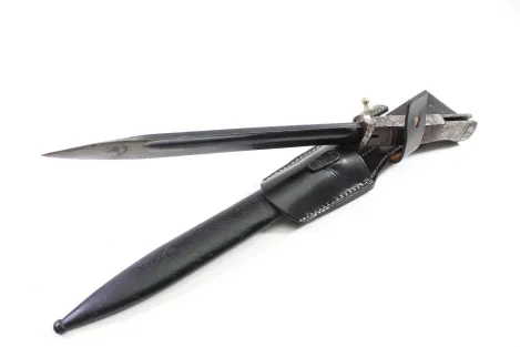 Mauser K98 bayonet, belt frog made by Koppel.