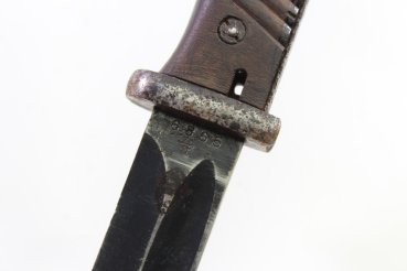 Mauser K98 bayonet, belt frog made by Koppel.