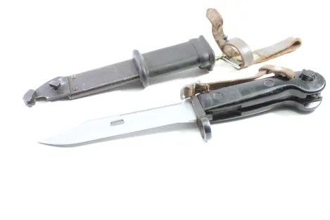 East German Army (NVA) combat knife with bayonet for AK47/M59 rifles