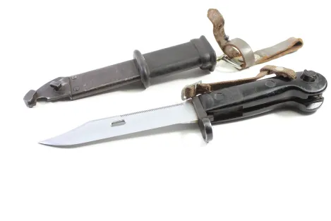 East German Army (NVA) combat knife with bayonet for AK47/M59 rifles