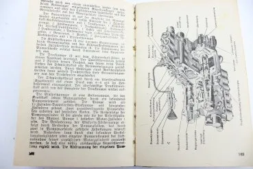 German Luftwaffe pocket calendar, approx. 282 pages with illustrations, signs of wear